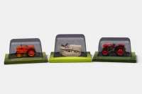 ITALIAN TRACTORS: Three Hachette Partworks 1:43 scale Italian tractor models including 1939 Fiat 40 Boghetto, 1951 Fiat 25 R, 1958 Same 240 DT