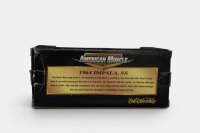 CHEVROLET: A 1:43 scale American Muscle 1964 Chevrolet Impala SS model, finished in black paintwork, model number 32249 - 2
