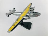 PAN AM BOEING 314: A 1:100 scale (38cm long) wooden model, sea plane, registration 'NC 18605' - 2