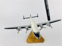 PAN AM SUPER CONSTELLATION: A 1:100 scale (28cm long) wooden model. - 3