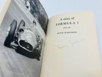 A STORY OF FORMULA 1: A hardcover book by Denis Jenkinson, signed by the author. - 3