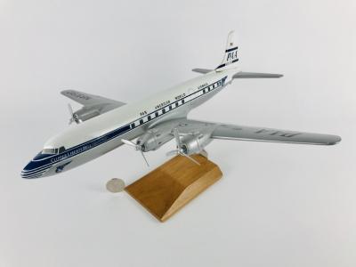 PAN AM DOUGLAS DC 6B: A 1:100 scale (44cm long) wooden model, 'Clipper Liberty Bell', registration 'N6519C'