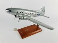 PAN AM BOEING 307 STRATOLINER: A 1:100 scale (33cm long) wooden model, registration 'NC19903'.
