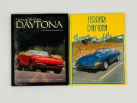 FERRARI 365 GTB/4 DAYTONA: A pair of hardcover books including "The Ferrari 365 GTB/4 Daytona" by Pat Braden and Gerald Roush and "Ferrari Daytona Super Profile" by Nathan Beehl - 2