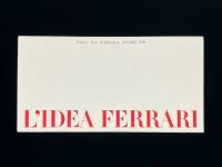 FERRARI: A portfolio of nine photographs L'Idea Ferrari by Mario Carrieri by Fabbri Editori - 2
