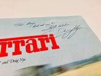 FERRARI: A hardcover book by Hans Tanner and Doug Nye (6th Edition), signed to Kerry Manolas by Doug Nye. - 4