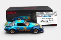MAZDA: A 1:18 scale Biante model cars model, this is the Mazda RX7 as raced at the 1983 Castrol 400, the number 18 Murray Carter, Valentine liveried race car, comes with a limited edition signed certificate 066/400 pieces produced, model number BNJ0003