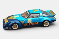 MAZDA: A 1:18 scale Biante model cars model, this is the Mazda RX7 as raced at the 1983 Castrol 400, the number 18 Murray Carter, Valentine liveried race car, comes with a limited edition signed certificate 066/400 pieces produced, model number BNJ0003 - 2