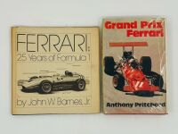 FERRARI: A pair of hardcover books covering Formula One - 2