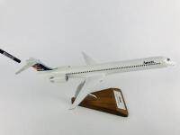 ANSETT MD90: A 1:100 scale (48cm long) wooden 'McDonnell Douglas' model. - 2