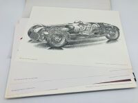 PORTFOLIO: A collection of twelve cutaway "Automobile Technical Illustrations" by artist Yoshihio Inomoto, published by Car Graphic in original box, 15in. x 23in. - 10