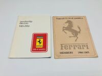FERRARI: A group of Ferrari Club Registers from the Ferrari of Club of America and Ferrari Owner's Club. - 4