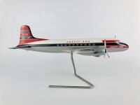 ANSETT DC4 CARGOMASTER: A 1: 50 scale (40cm long) wooden model, registration 'VH-ANF'. - 2