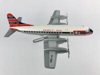 ANSETT LOCKHEED ELECTRA: A 1:50 scale (42cm long) wooden model, registration 'VH-RMA'. - 3