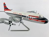 ANSETT LOCKHEED ELECTRA: A 1:50 scale (42cm long) wooden model, registration 'VH-RMA'. - 4