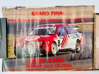 FORD SIERRA: A group of ATCC Ford Sierra items including a poster signed by Colin Bond, a copy of Motorsports Magazine Australia, a sticker, a badge and 2 photos [Location: Sydney] - 2