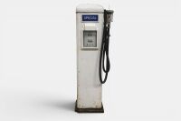 GILBARCO: A c1950s-1960s Gilbert & Barker Gilbarco Model CMS Petrol Bowser measures approx 180cm high