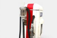 GILBARCO: A c1950s-1960s Gilbert & Barker Gilbarco Model CMS Petrol Bowser measures approx 180cm high - 7