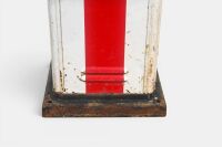 GILBARCO: A c1950s-1960s Gilbert & Barker Gilbarco Model CMS Petrol Bowser measures approx 180cm high - 9