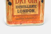 GIN BOTTLE: A large glass Gordon's Dry Gin bottle, 49cm high - 3