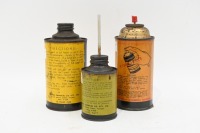 PENETRENE: Three tins of Penetrene by the Austral Chemical Co., Melbourne, including 15 Fluid OZS tin, 10 OZS spray can, and 6 OZ oiler - 2