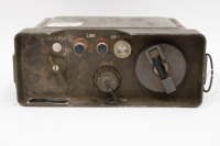 RADIO TELEPHONE: A Korean war era US army radio telephone, remote control C-433/GRC, made by Heldor Electronics MFC, USA