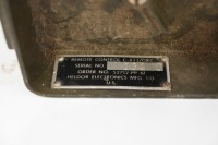 RADIO TELEPHONE: A Korean war era US army radio telephone, remote control C-433/GRC, made by Heldor Electronics MFC, USA - 2