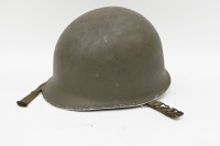 AUSTRIAN MILITARY: A circa 1960s Austrian M75 army helmet fitted with helmet liner - 2