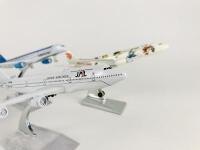 1:400 SCALE METAL MODELS: 6 models (all 16cm long): A 1:400 scale Air Asia A-320 metal model with wheels on stand, A 1:400 scale Uzbekistan Boeing 757-200 metal model with wheels on stand, A 1:400 scale China Eastern metal model, registration 'B6055', A 1 - 3