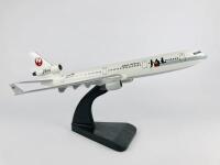 JAPAN AIRLINES MD11: A 1:50 scale (43cm long) wooden model, registration 'JA8580'. - 4