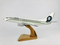 ALASKA AIRLINES BOEING 737: A 1:50 scale (43cm long) wooden model. - 4