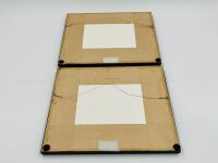 ALFA ROMEO: A pair of framed colour photographs of the 33 Stradale '75033.113' racing at Laguna Seca, 33xm x 28cm - 2