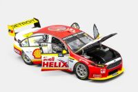 FORD: A 1:18 scale Biante model cars model, this is a Ford FG X Falcon as raced at the 2016 Clipsal 500, the number 12 Fabian Coulthard, Shell Helix liveried race car actually had pole position, comes with a personally signed certificate of authenticity, - 2