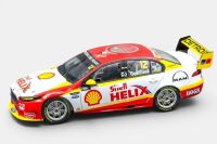 FORD: A 1:18 scale Biante model cars model, this is a Ford FG X Falcon as raced at the 2016 Clipsal 500, the number 12 Fabian Coulthard, Shell Helix liveried race car actually had pole position, comes with a personally signed certificate of authenticity, - 4