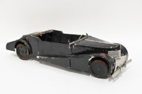 GRAHAM-PAIGE: A period scratch built metal model of a Graham-Paige style car, 52cm long