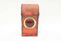 RAILWAY LANTERN: A PMG (Australia) four lens metal railway lantern, 27cm high - 3