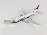 BRITISH AIRWAYS BOEING SUPER 737: A 1:200 scale (15cm) metal model, registration 'G-BGDB'.
