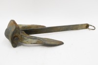 ANCHOR: A cast iron anchor, marked 'Dreadnought' and '0', 38cm long