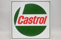 CASTROL: A c1980s Castrol Oil metal sign, 68cm high, 67.5cm wide