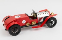 LE MANS RACER: A Mamod Le Mans Racer LM1R live steam model, boxed with running accessories and COA numbered '232' - 8