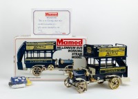 MILLENNIUM BUS: A limited edition (142/250) Mamod Millennium Bus working steam model MB1 in blue, within box, as new condition, 47cm long - 7