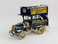 MILLENNIUM BUS: A limited edition (142/250) Mamod Millennium Bus working steam model MB1 in blue, within box, as new condition, 47cm long - 9
