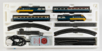 INTER-CITY 125: A circa early 1980s Lima Models Inter-City 125, OO gauge train set, includes two locomotives and two passenger cars, tracks and starter - 2