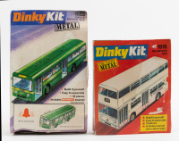 MECCANO DINKY KITS: Two circa early 1970s Meccano Dinky 1:50 scale metal bus kits in original boxes