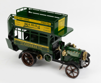 STEAM BUS: A large Mamod live steam working model, LB1 Open Top general bus, as new, complete within box - 3