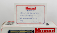 MILLENNIUM BUS: A limited edition (142/250) Mamod Millennium Bus working steam model MB1 in blue, within box, as new condition, 47cm long - 2