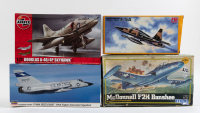 USA AIRCRAFT: Four 1:72 scale US military aircraft model kits