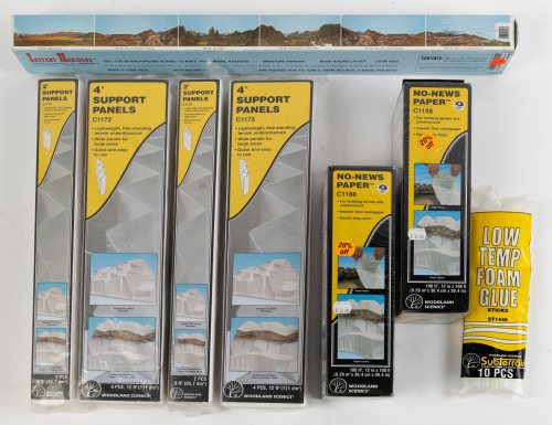 SUPPORT PANELS: A bag of mostly still sealed support panel packs