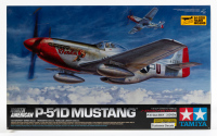 P-51D MUSTANG: A Tamiya 1:32 scale North American P-51D Mustang model kit, all parts sealed, with numerous instruction guides, additional PE gun bay decals & DVDs - 2