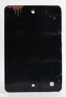 PARKING SIGN: An Australian metal 'No Standing Any Time - Rail Patrons Excepted' sign, 45cm high, 30cm wide - 2